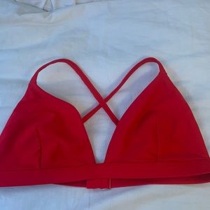 red hollister bikini